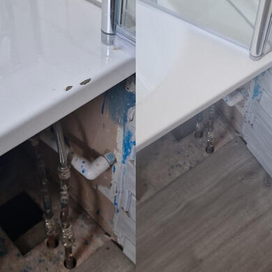 bath enamel chip repaired in Gloucester