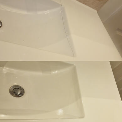 ceramic sink crack repair service completed in Gloucester