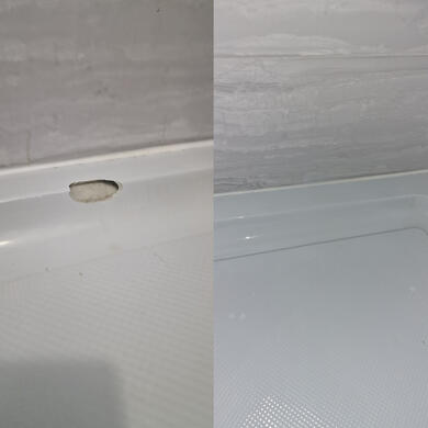 shower tray chip repair service completed in Gloucester shower tray chip repair service completed in Gloucester