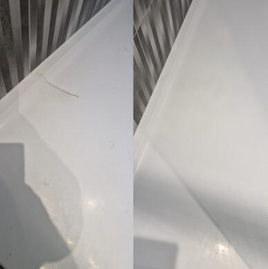 shower tray crack repair service completed in Gloucester