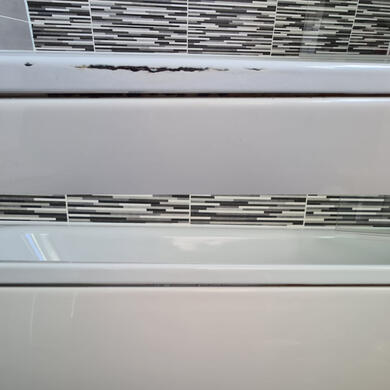 rusty side of steel bath repaired in Gloucester rusty side of steel bath repaired in Gloucester